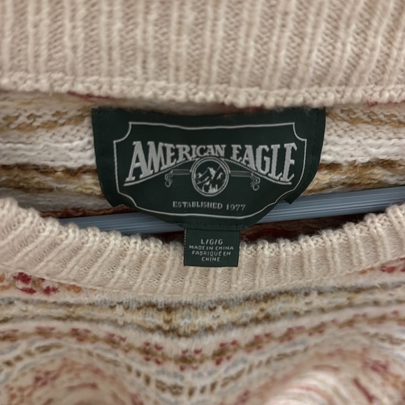 Excellent used American Eagle fair-isle sweater! - Picture 2 of 3